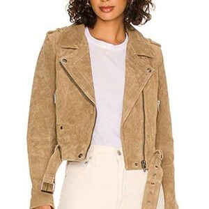 Anthropologie BLANKNYC Suede Moto Jacket